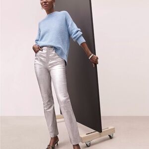 LOFT Silver Straight Leg Jeans - Size 26